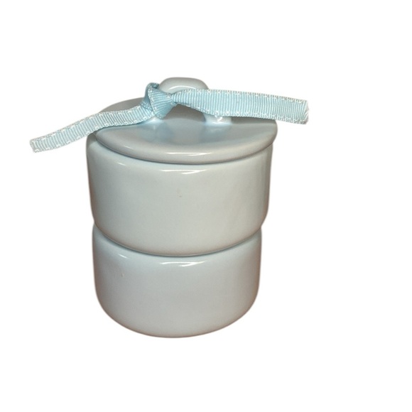 Rae Dunn Stacker Salt & Pepper Stacker Pastel Baby Blue - Picture 10 of 11